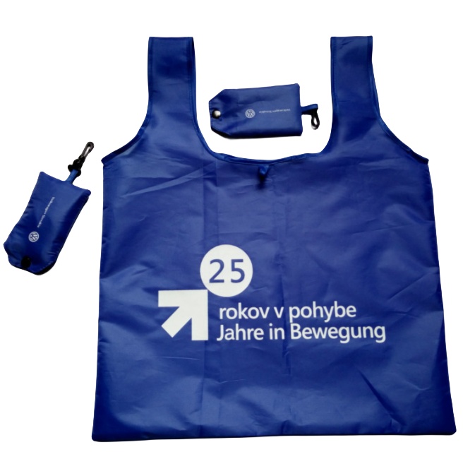 Customized Eco Friendly RPET Shopper Foldable Portable Shopping Bags 0