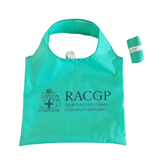 Recycled Material Foldable RPET Shopper Bag Custom Made With Pouch 1