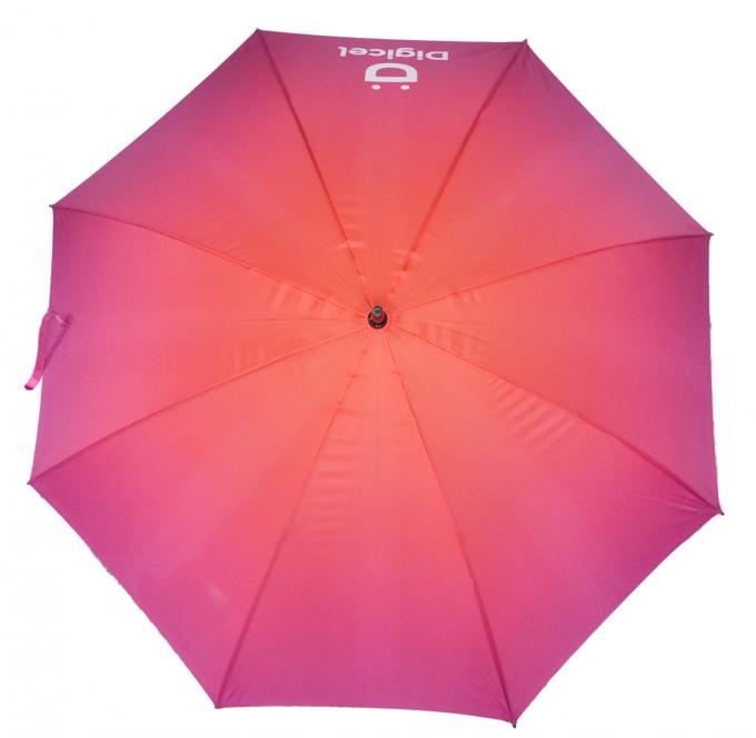 27" Fiberglass Sublimation Straight Umbrella Outdoor Custom Made 0