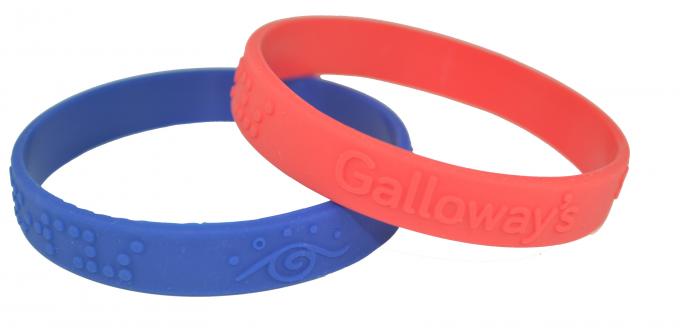 Sports Custom Made Eco Friendly Printed Silicone Wristbands Promotional 1