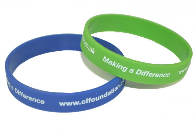Sports Custom Made Eco Friendly Printed Silicone Wristbands Promotional 2
