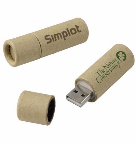 Promotion Eco Friendly Paper USB Flash Drives With Custom Made Logo 0