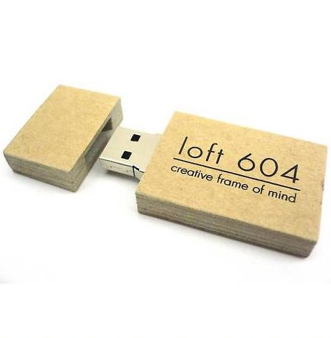 Promotion Eco Friendly Paper USB Flash Drives With Custom Made Logo 1