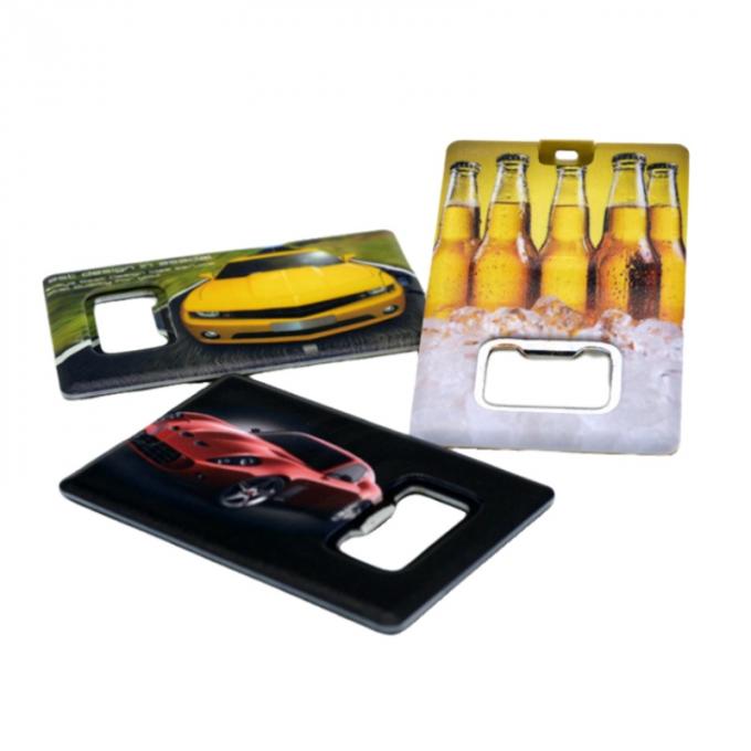 Plastic Promotional Custom Card USB Flash Drives With Bottle Opener 2