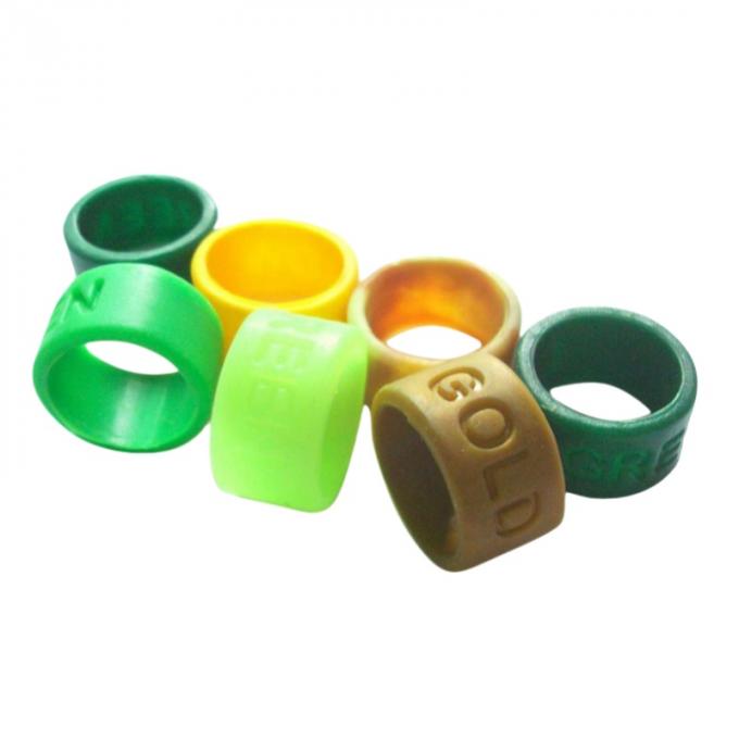 Custom Debossed Silicone Finger Ring With PMS Colour Matched 0