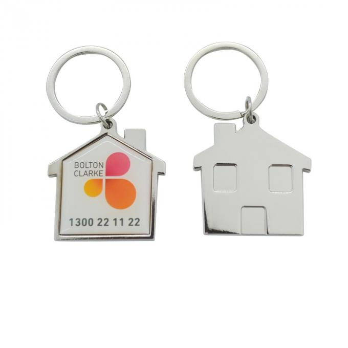 Custom Made Metal Key Holders Engraved Logo With Soft Enamel 0