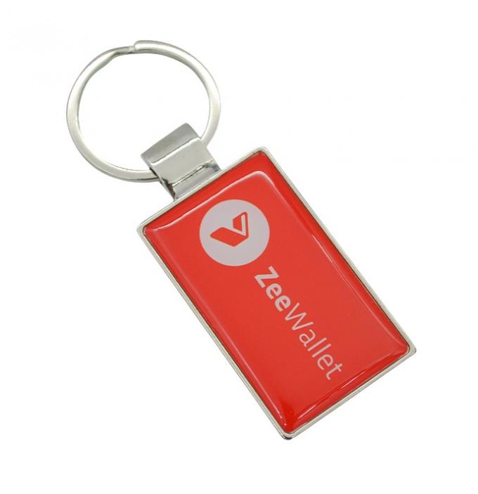 Custom Made Metal Key Holders Engraved Logo With Soft Enamel 2