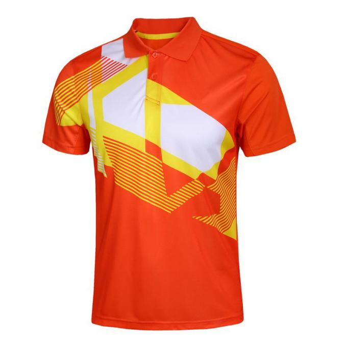 Custom Made Quick Dry Polyester Polo Shirt Personalized Design Regular Sizes 2