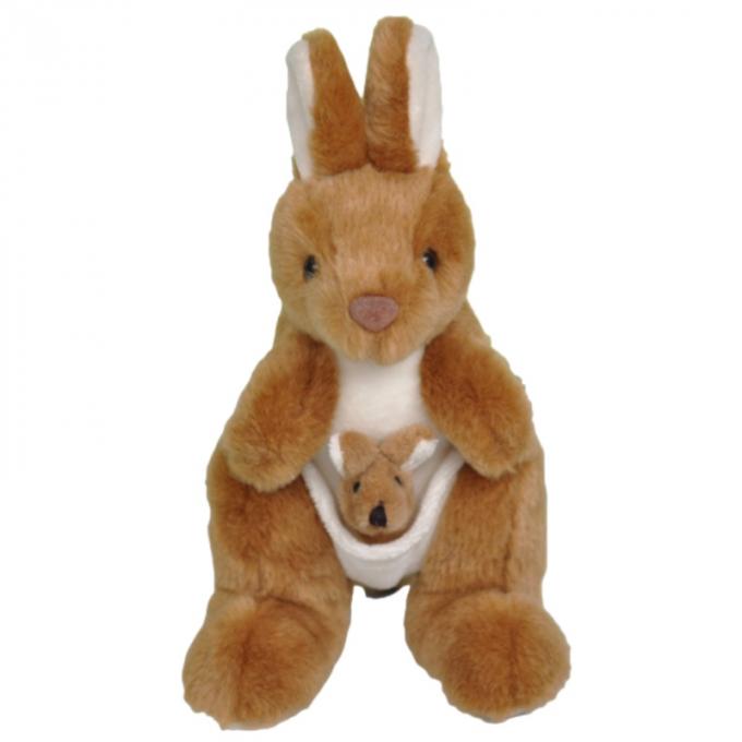 Give Away Custom Short Cute Plush Kangaroo Toy For Promotions 0