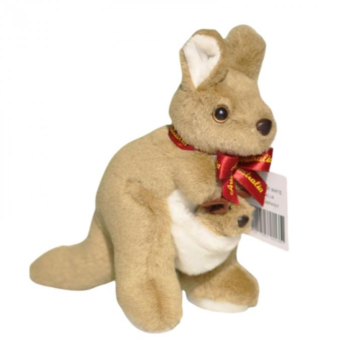 Give Away Custom Short Cute Plush Kangaroo Toy For Promotions 1