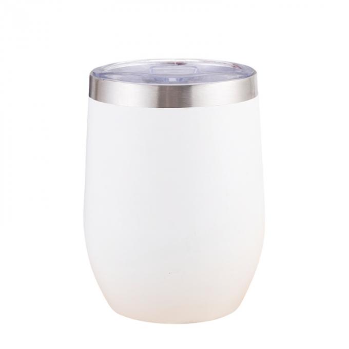 Custom Branding Egg Shaped Stainless Steel Isulated Keep Cup Water Bottle Volume 12oz 0