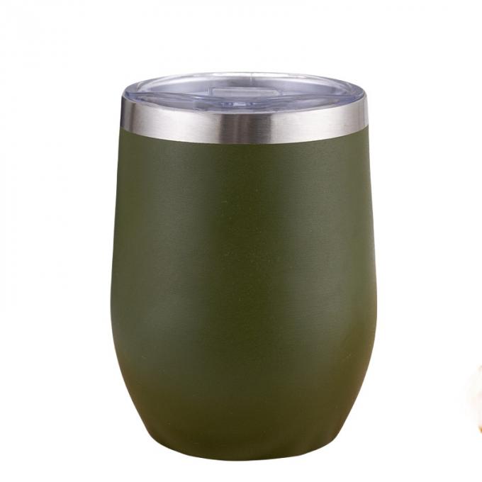 Custom Branding Egg Shaped Stainless Steel Isulated Keep Cup Water Bottle Volume 12oz 1