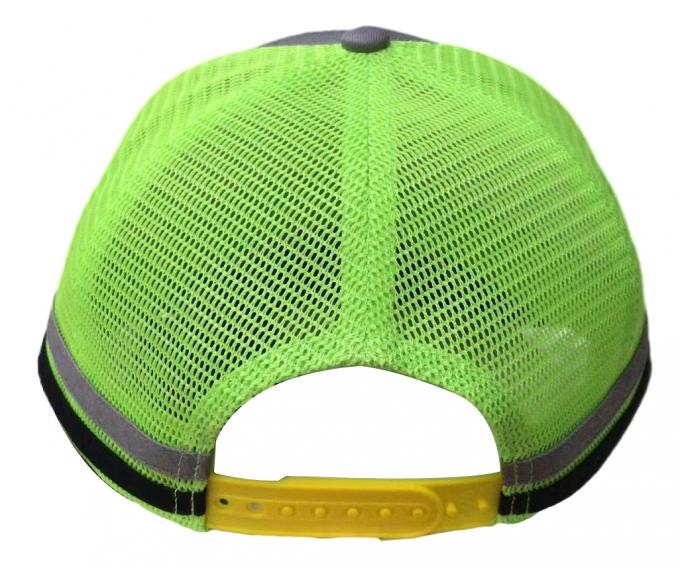 Pre Curved Cotton Mesh Custom Trucker Hat With Embroidery 1