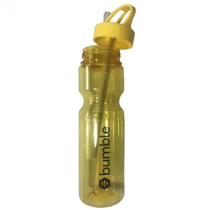 Custom Printed Resuable Plastic PET Water Bottles Made From Recyclable Material 0