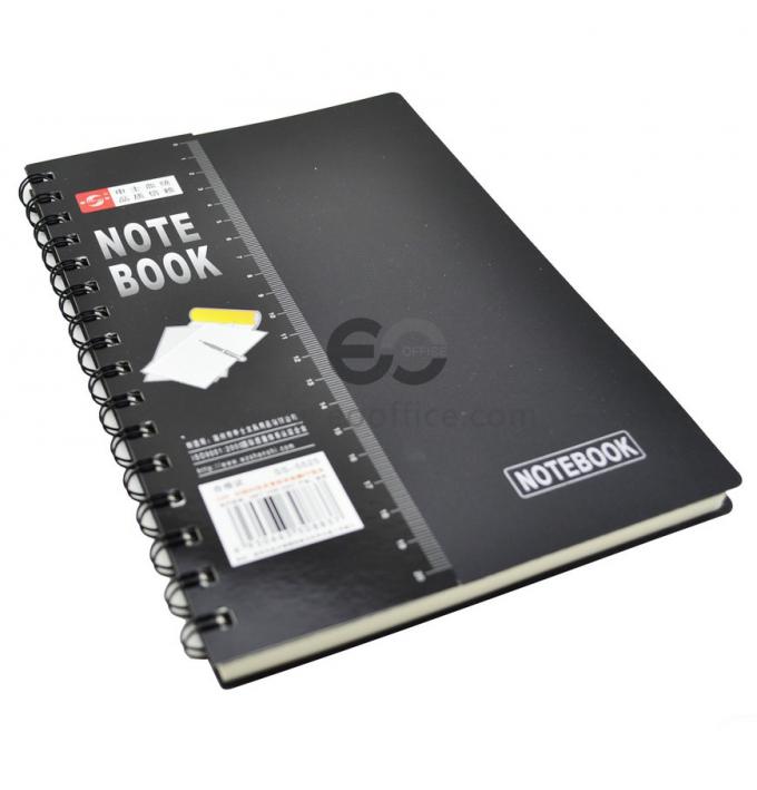 Custom Branding A5 Size Paper Cover Spiral Notebooks With Pens 1