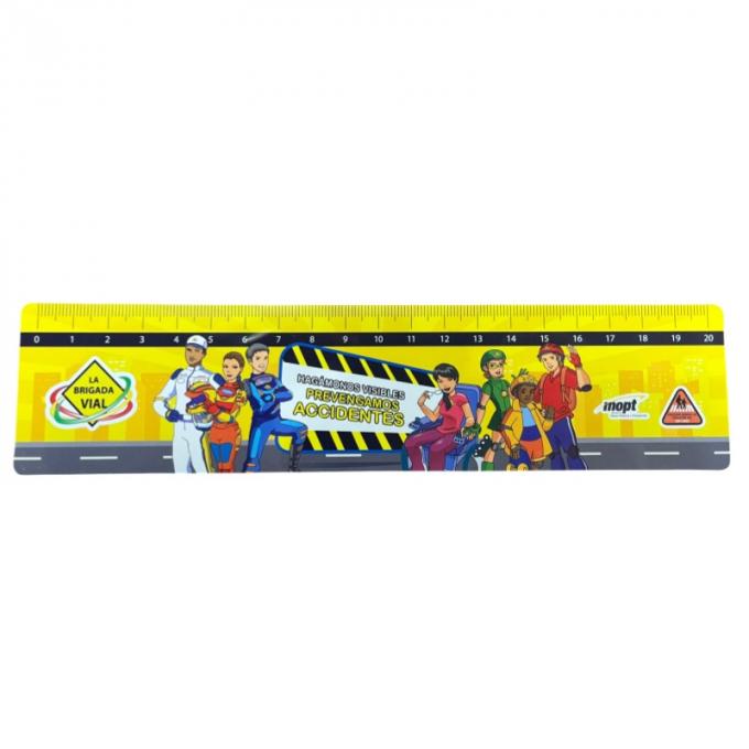 Flexible Full Colour Printed PVC Ruler For Promotions Custom Size And Shape 0