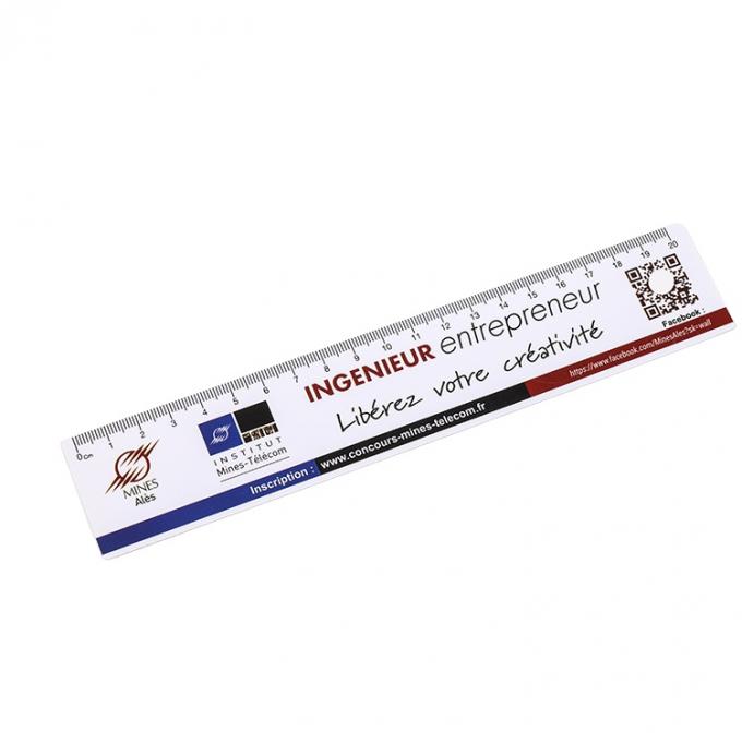 Flexible Full Colour Printed PVC Ruler For Promotions Custom Size And Shape 3