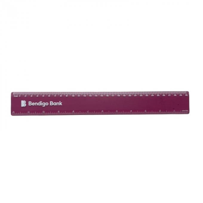 Custom Made 30cm Plastic PS Ruler For Office Or School 0