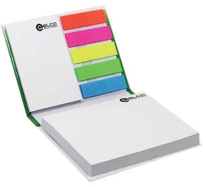 Hard Cover Custom Made Multilingual Office Sticky Notes Neon Sheets 0