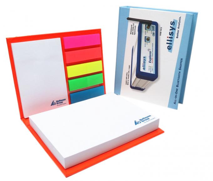 Hard Cover Custom Made Multilingual Office Sticky Notes Neon Sheets 1