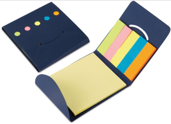 Promotional Portable Paper Sticky Notes With Neon Sheets Eye Catching Color 0