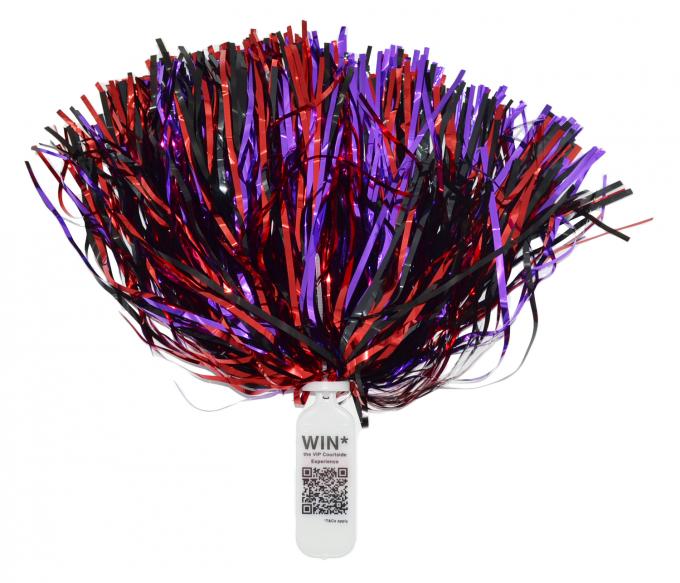 Promotional Recyclable Gloss PET Pom Pom Cheering Stick For Sport Activities 1