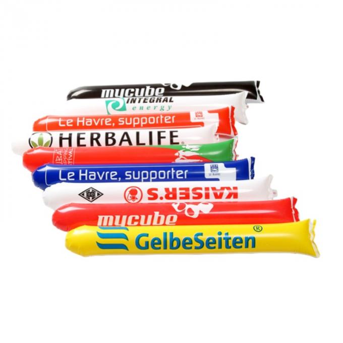 Sports Concert Cheering PE Thunder Stick Round Shape For Promotions 0