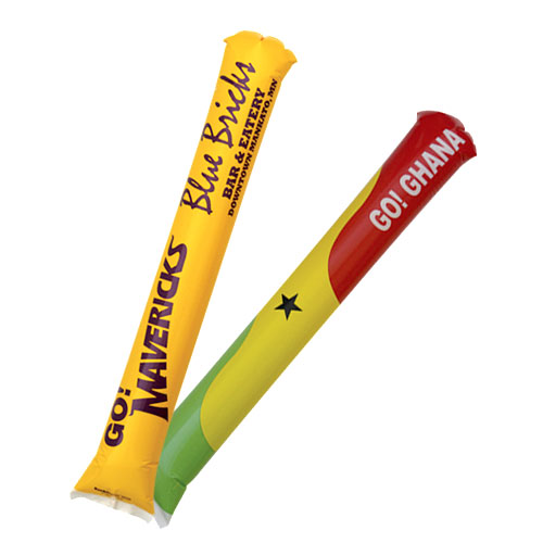 Sports Concert Cheering PE Thunder Stick Round Shape For Promotions 2