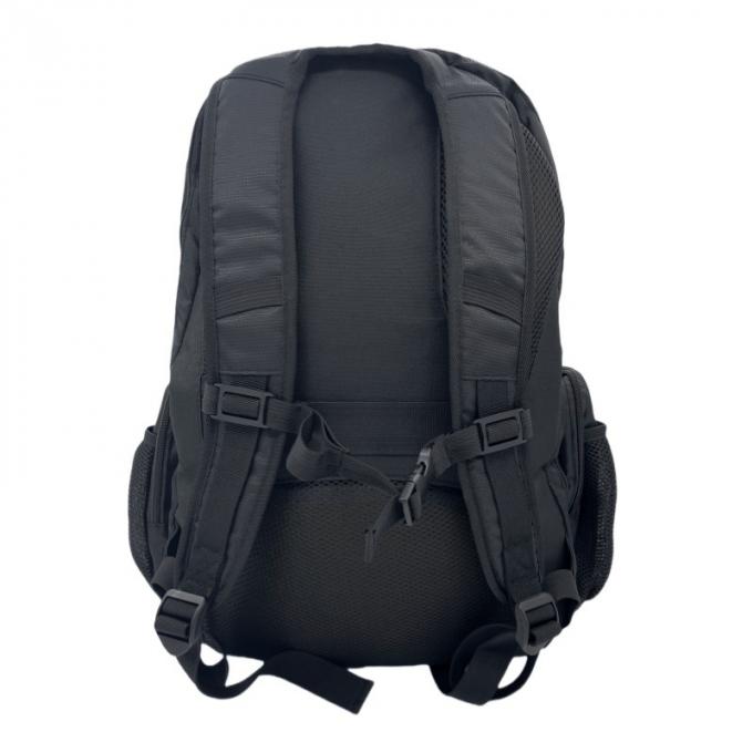 Embroidery Light Weight Backpack With Laptop Pouch Nylon Material For Traveling 2