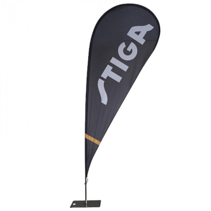 Exhibition Tear Drop Shape Flying Banners Custom Printed Different Size Available 1
