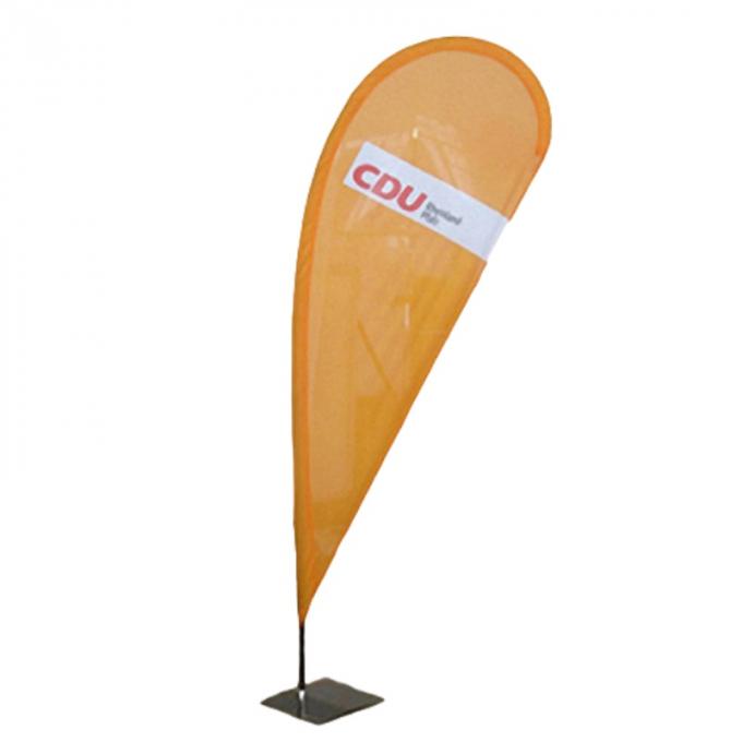 Exhibition Tear Drop Shape Flying Banners Custom Printed Different Size Available 2