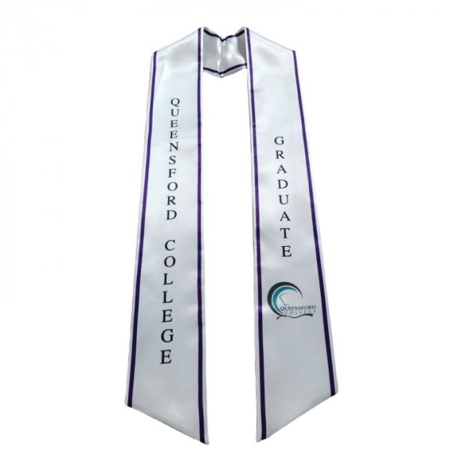Full Colour Printed Polyester Stoles For Graduation Honor Custom Made 0