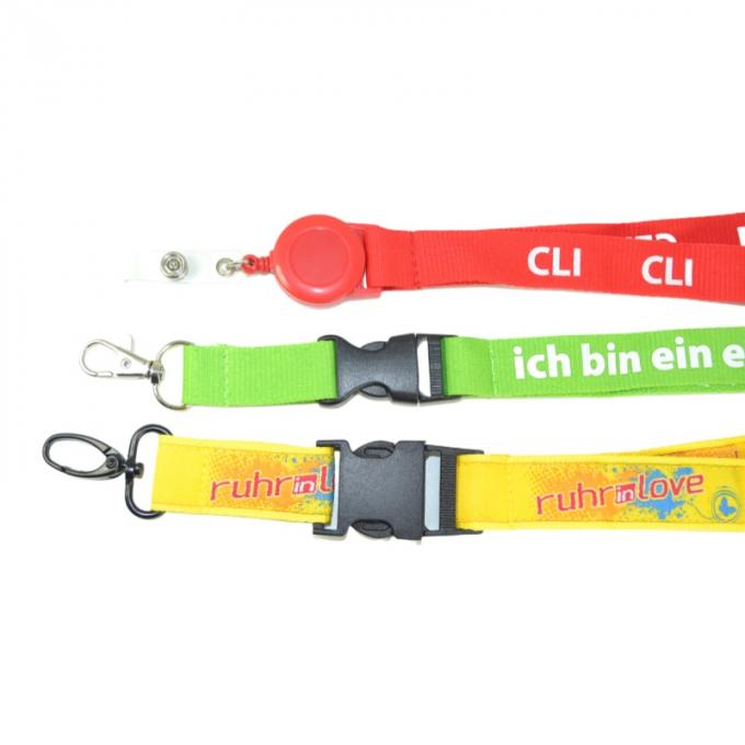 Promotional Custom Made Sublimation Lanyard For Conference Trade Show 2