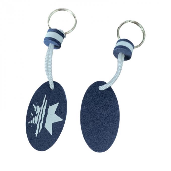 Oval Shape EVA Floating Keyrings For Promotional Custom Made 0