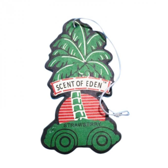 Custom Tree Shape Scented Paper Air Freshener For Promotions Full Colour Printed 0
