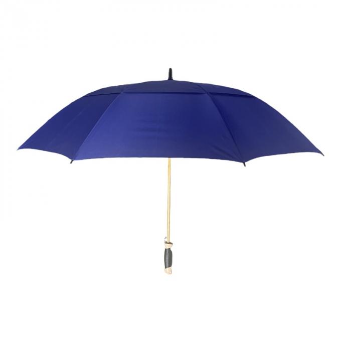 Durable Double Layer Windproof 29" RPET Straight Golf Umbrella For Outdoor Use 2