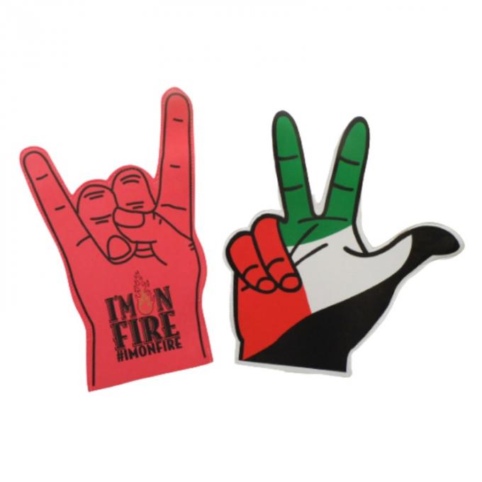 Large Size Promotional Cheering EVA Foam Finger For Sports Activities 2