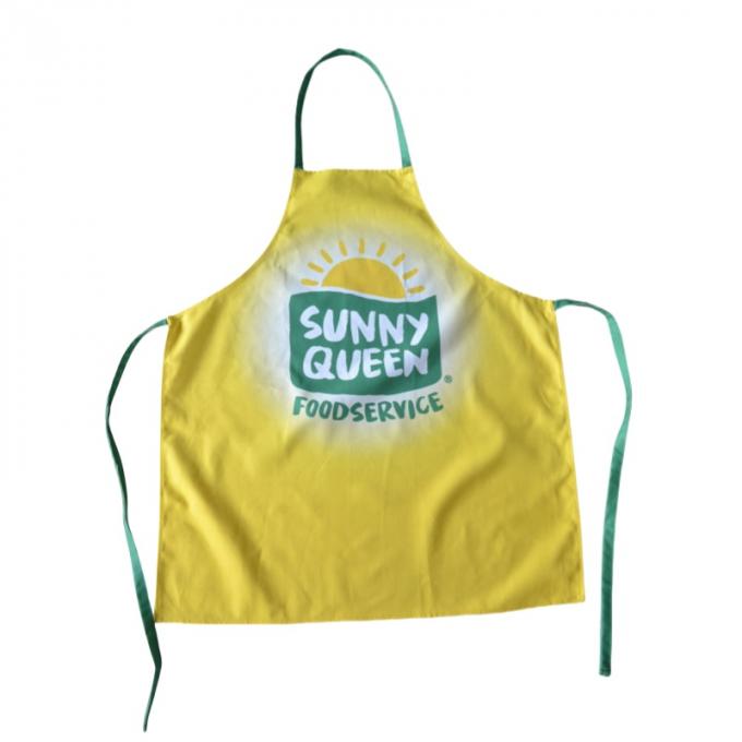 Custom Made Cotton Full Color Printed Apron For Kitchen 0