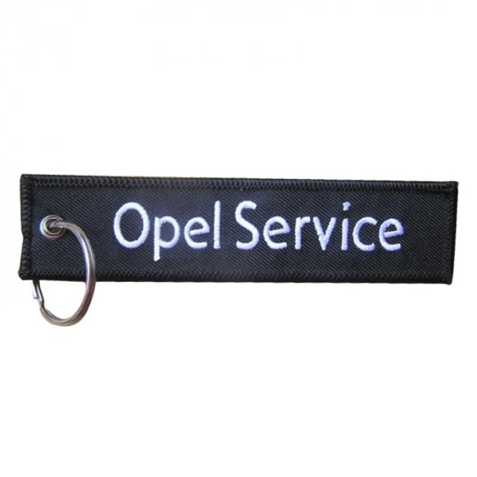 Polyester Custom Stylish Embroidery Key Holder With Remove Before Flight 3
