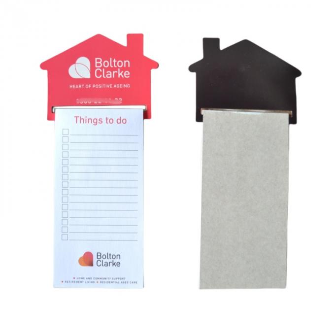 Custom Shape Paper Magnet Memo Pad On White Board For Office 2