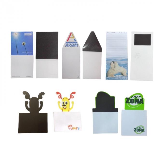 Custom Shape Paper Magnet Memo Pad On White Board For Office 3