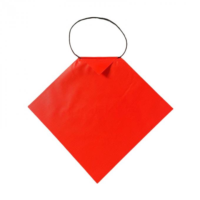 Cars Or Trucks Hanging PVC Warning Safety Flag With Square Shape 1