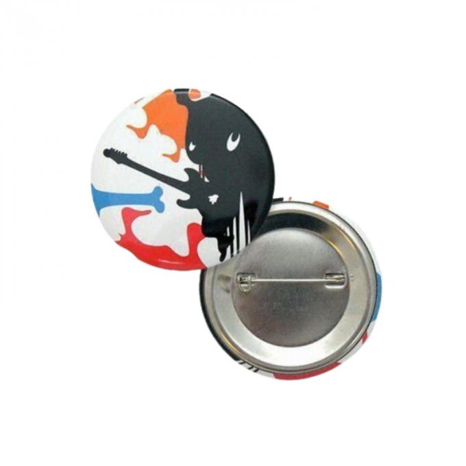 Students Full Color Printed Round Shape Tinplate Button Badges 2
