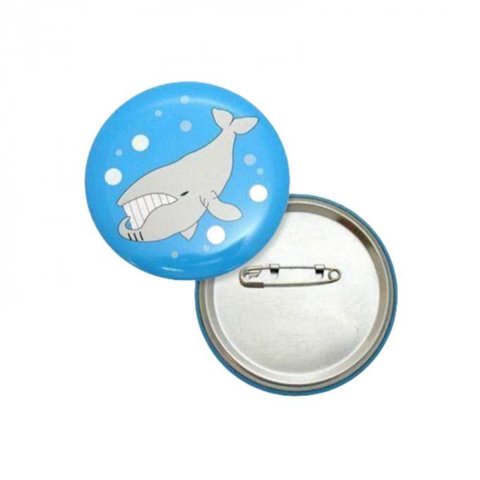 Students Full Color Printed Round Shape Tinplate Button Badges 3