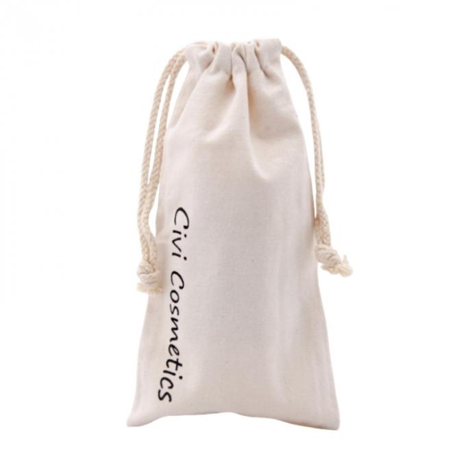 Promotions Jewelry Eco Friendly Natural Drawstring Calico Bag 2