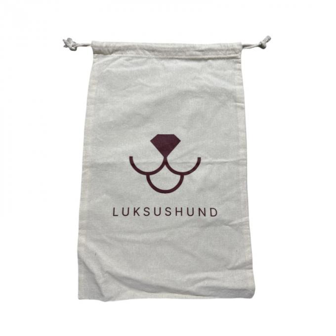 Eco Friendly Cosmetic Calico Drawstring Bags With Custom Printing And Size 0